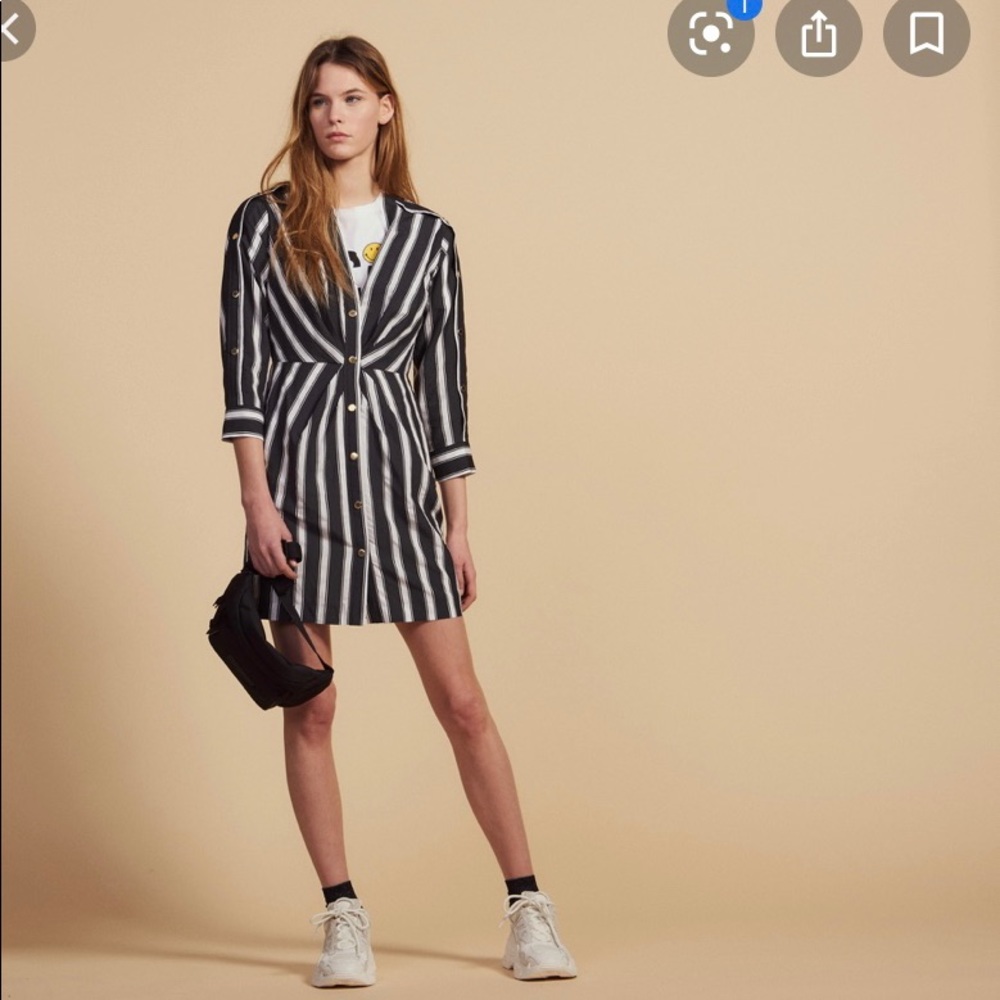 NEW Sandro Paris Camelia dress size 34